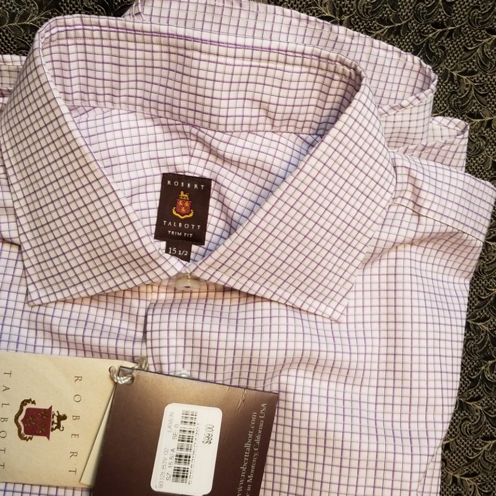 robert talbott shirt 15.5 laven 9312eb3v02